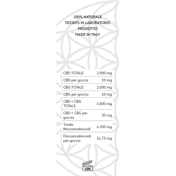 FECO CBD 20%+CBG 20% + NEROLIDOLO - 10 ML